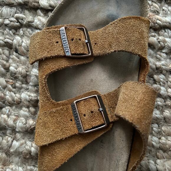 Birkenstock Arizona Suede Sandals – Brown Tobacco – Men’s 13 / EU 46 - Picture 3 of 10